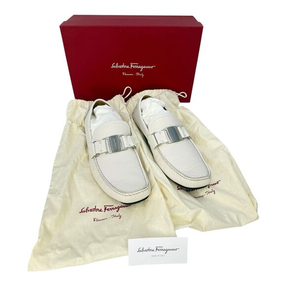 Salvatore Ferragamo Sardegna Moon Beam Pebble Calf Pebble Calf Size 7.5D main image 8